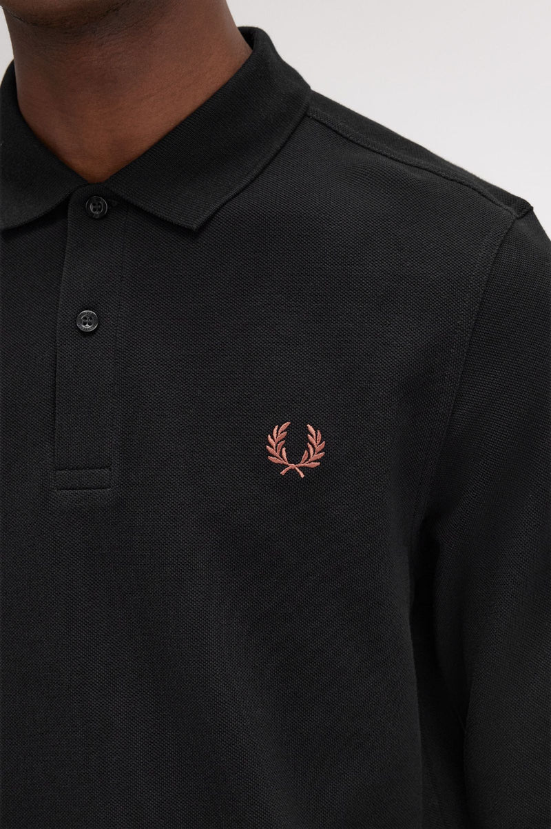 LS PLAIN FRED PERRY SHIRT