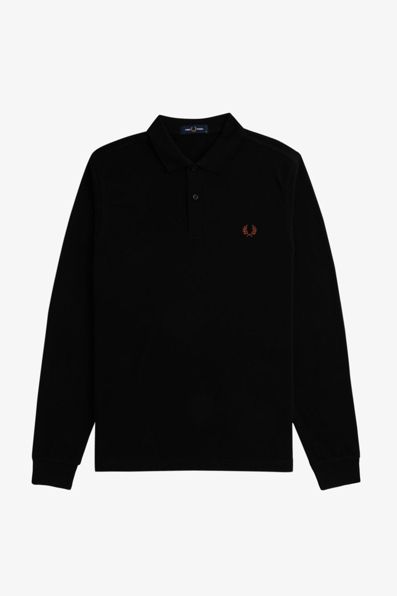 LS PLAIN FRED PERRY SHIRT