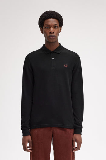 LS PLAIN FRED PERRY SHIRT