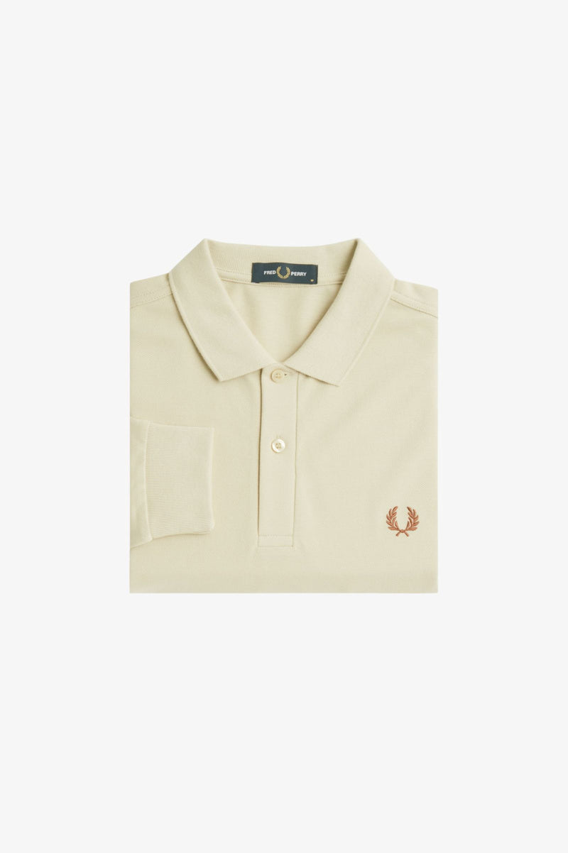 LS PLAIN FRED PERRY SHIRT