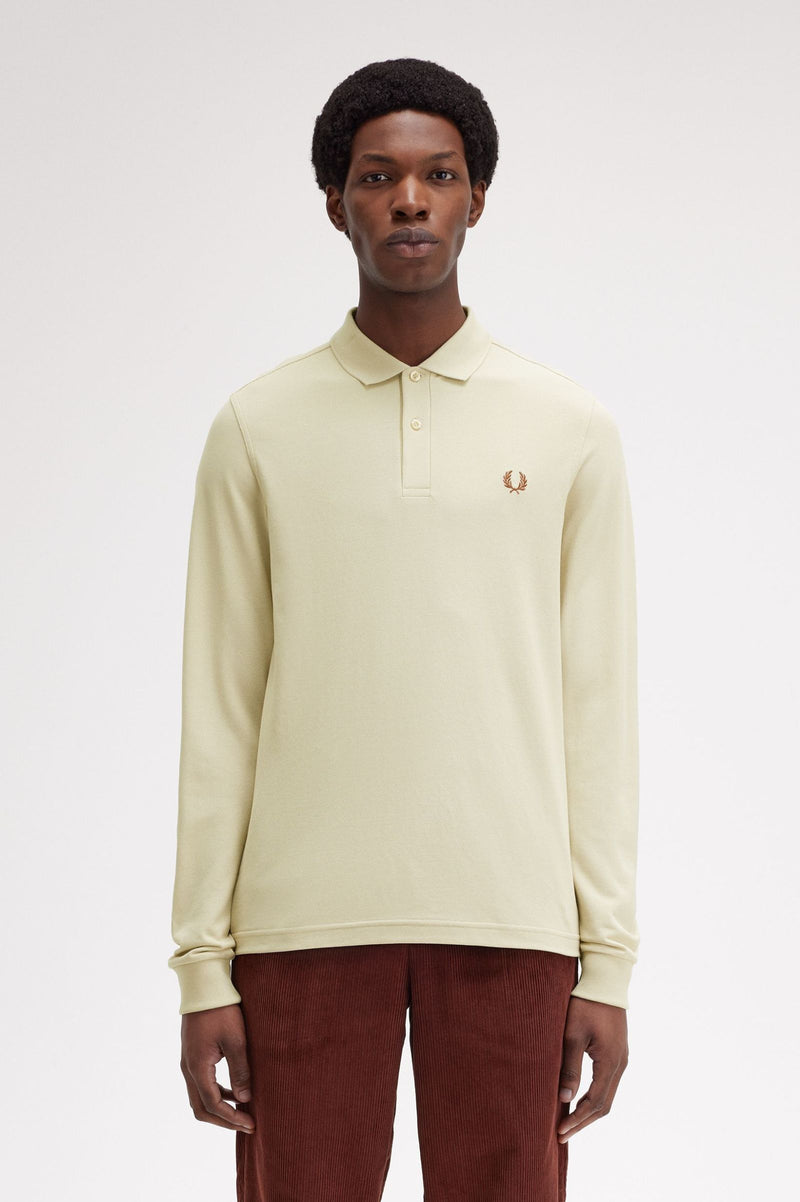 LS PLAIN FRED PERRY SHIRT