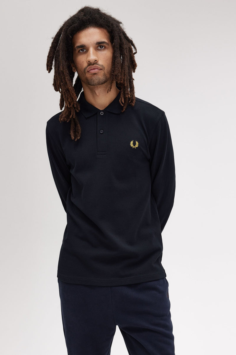 LS PLAIN FRED PERRY SHIRT