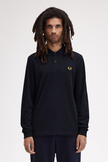 LS PLAIN FRED PERRY SHIRT