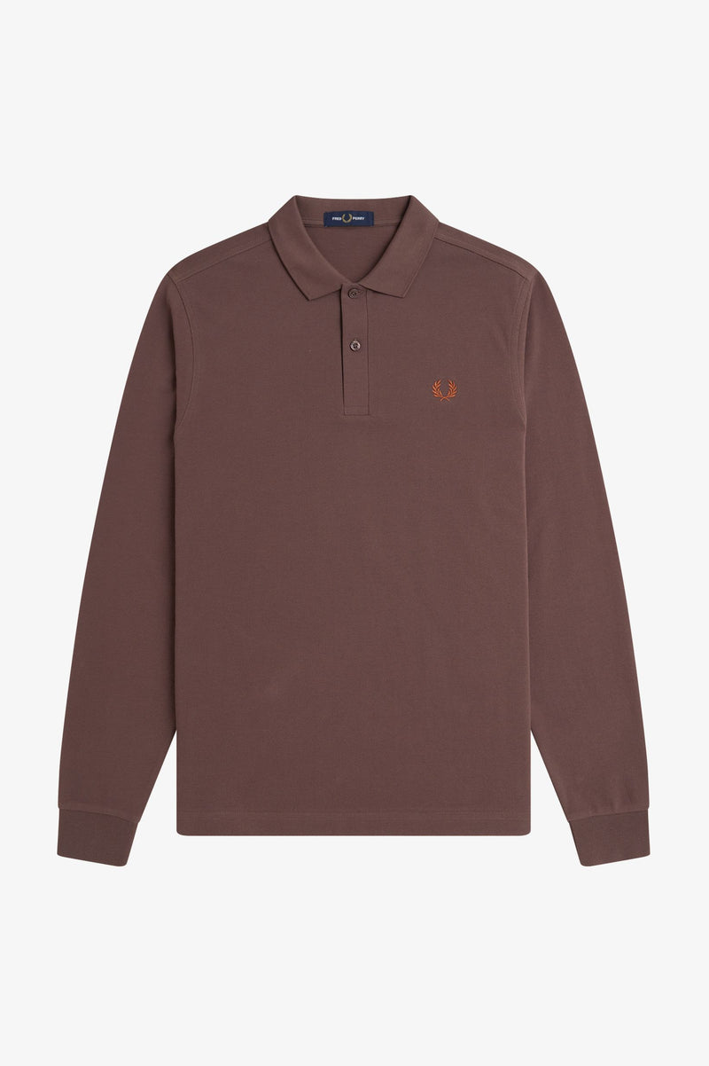 LS PLAIN FRED PERRY SHIRT