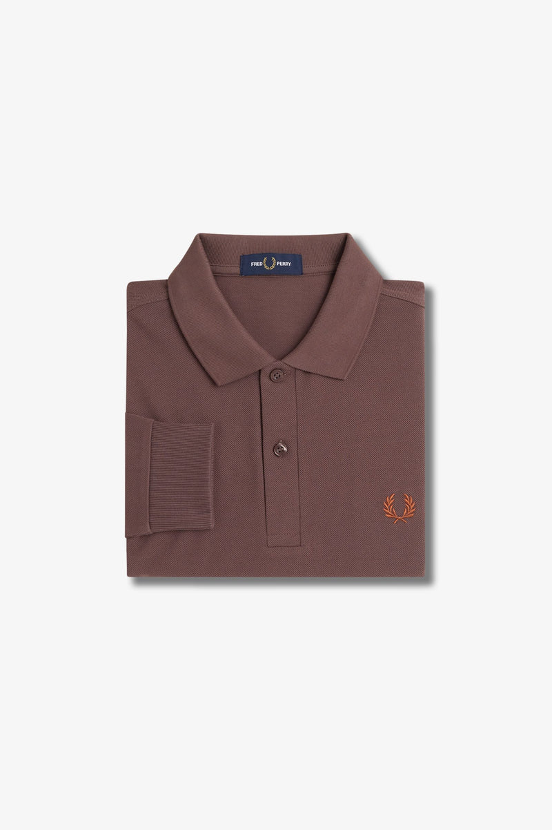 LS PLAIN FRED PERRY SHIRT