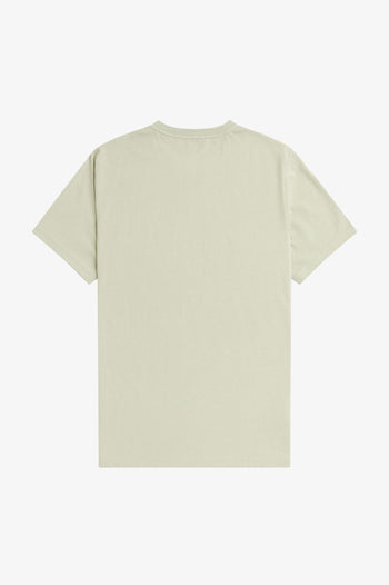 FLOCKED LAUREL WREATH GRA TEE