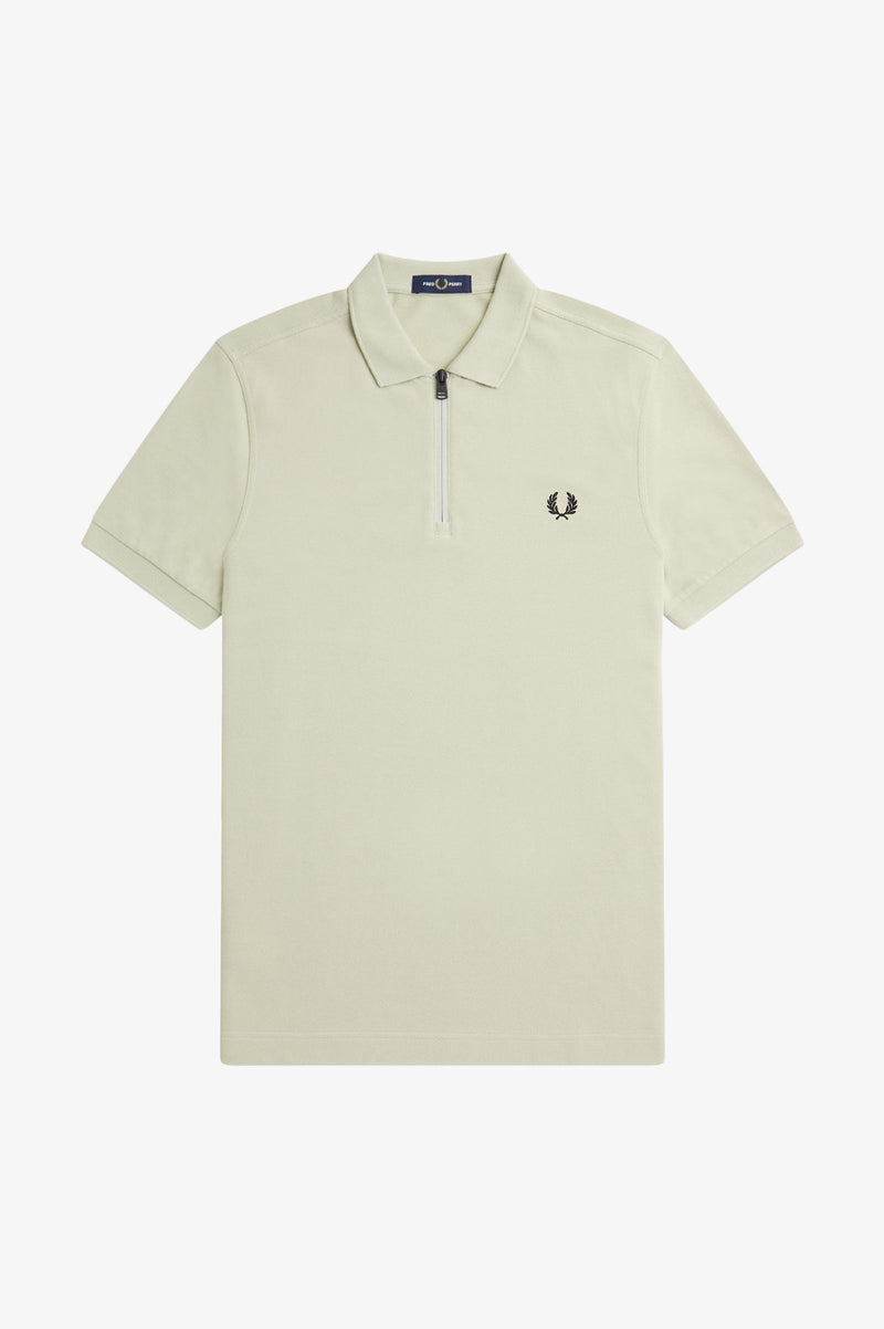 ZIP NECK POLO SHIRT