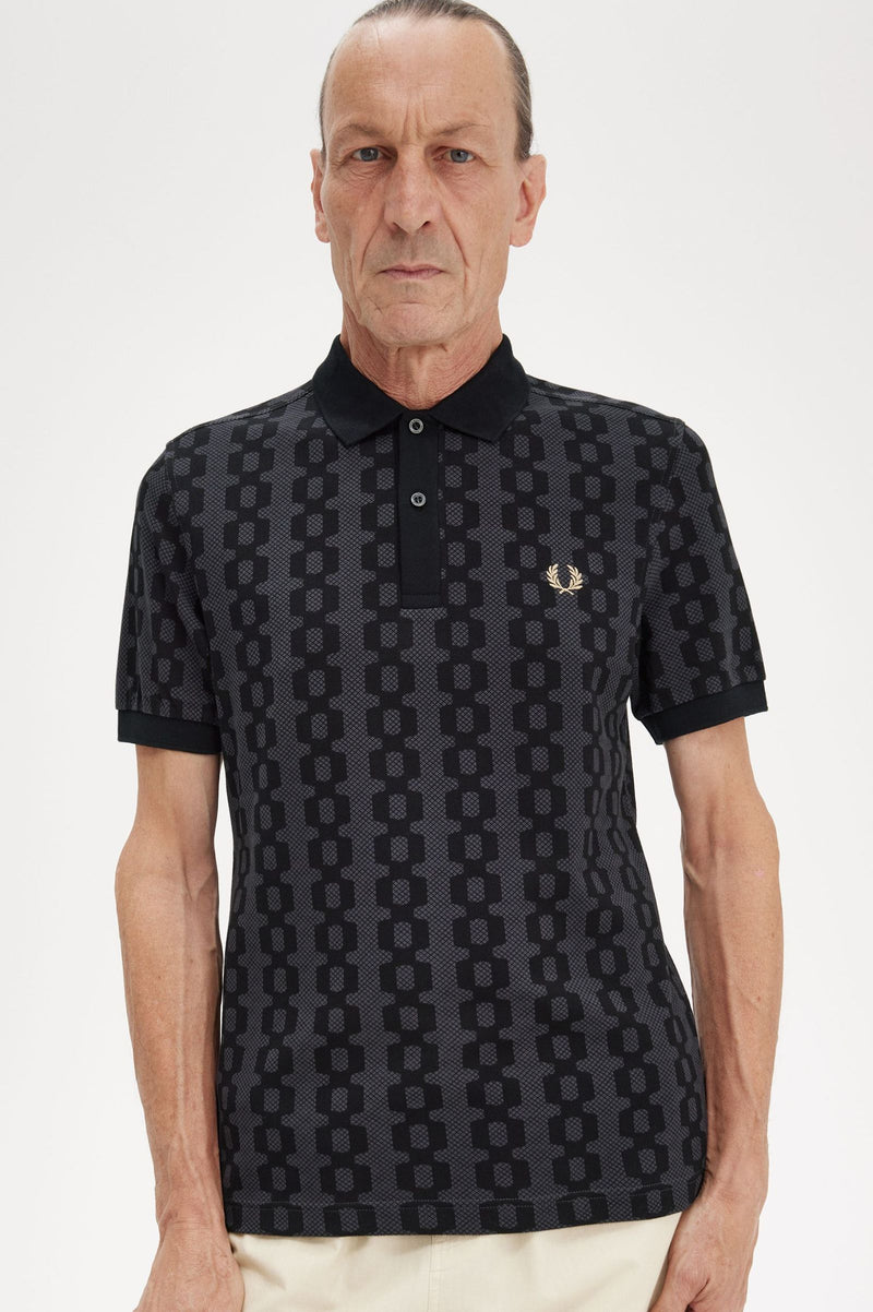 CABLE PRINT FP POLO SHIRT