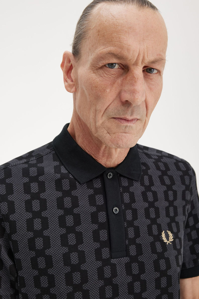 CABLE PRINT FP POLO SHIRT