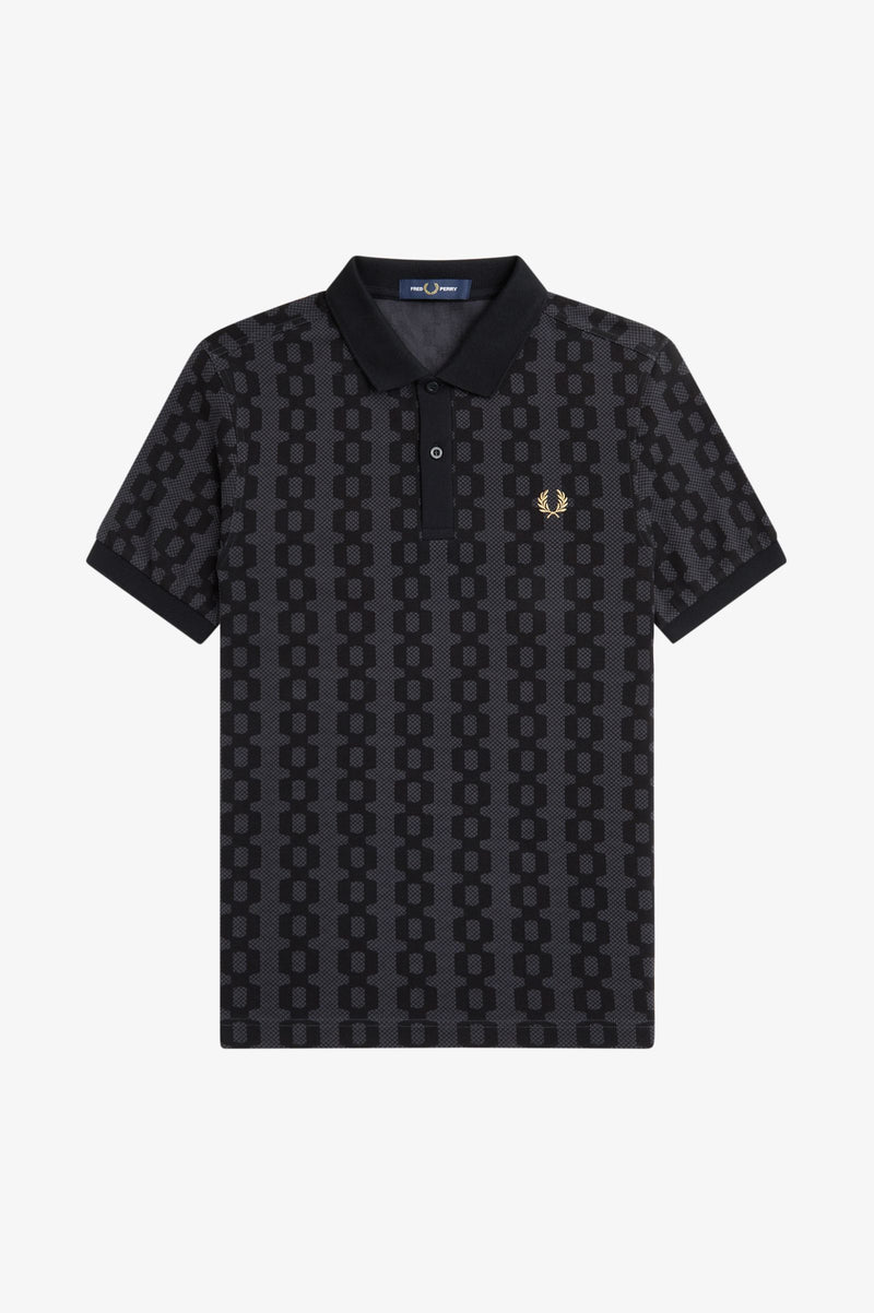 CABLE PRINT FP POLO SHIRT