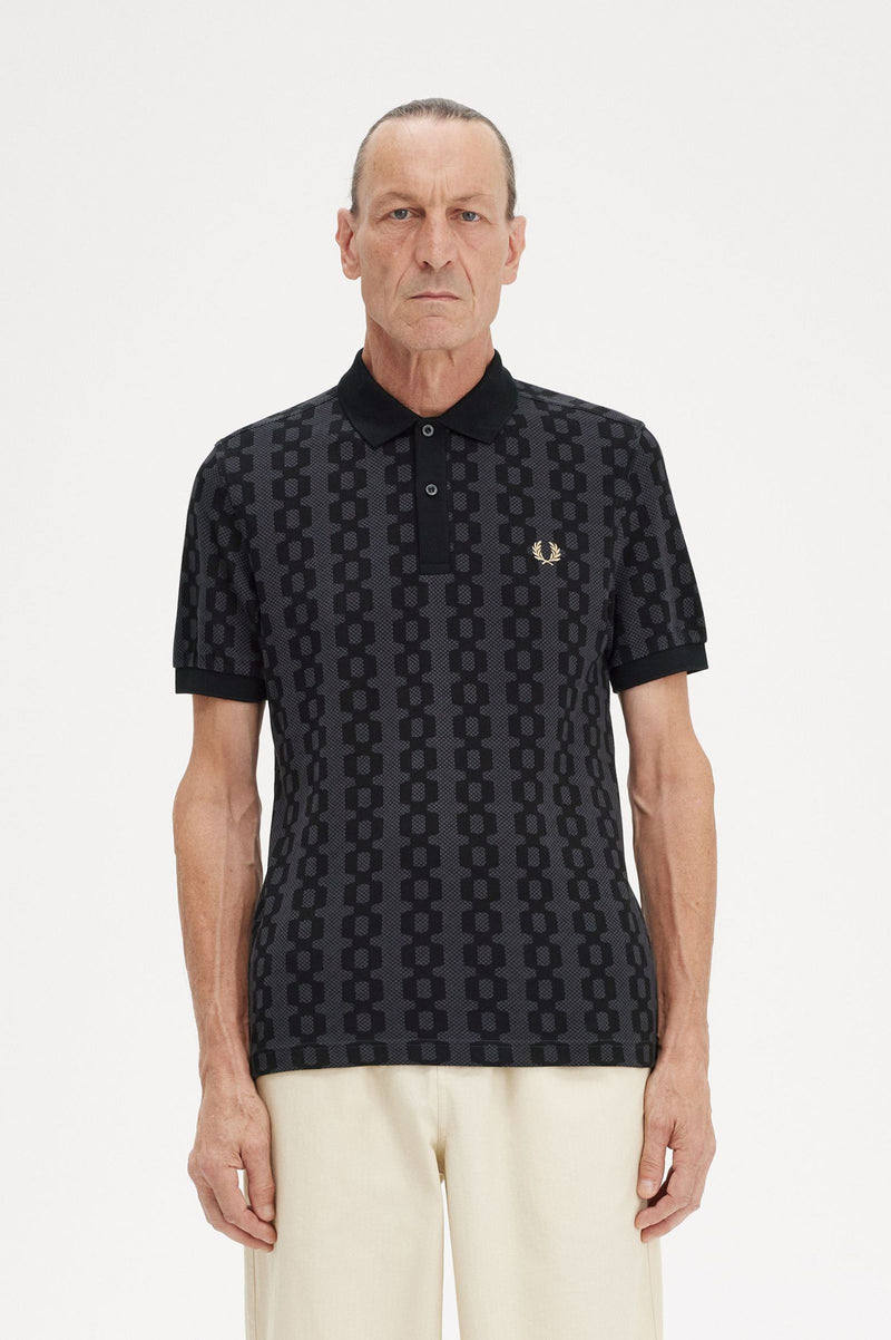 CABLE PRINT FP POLO SHIRT