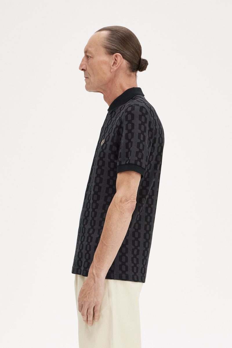 CABLE PRINT FP POLO SHIRT