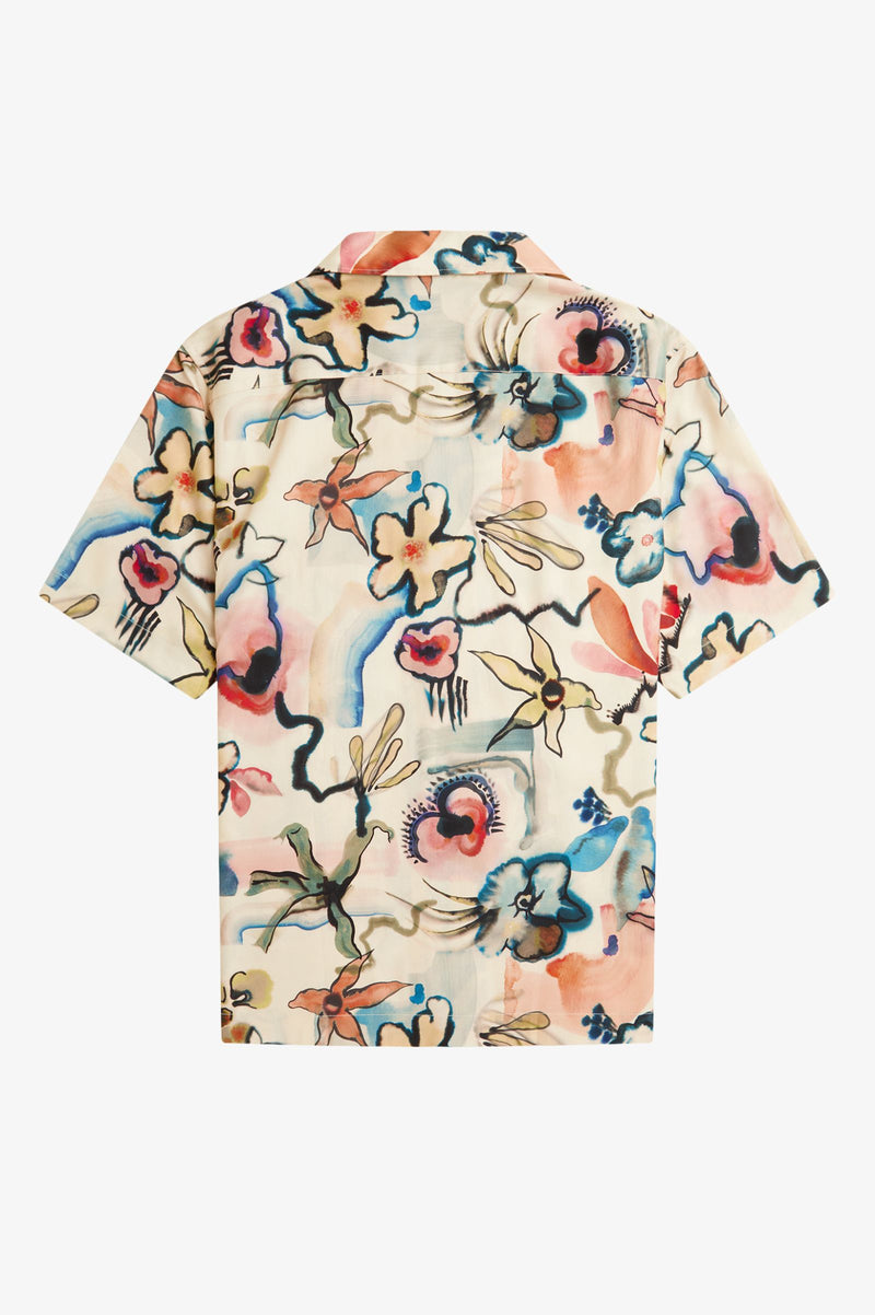 FLORAL REVERE COLLAR SHIRT