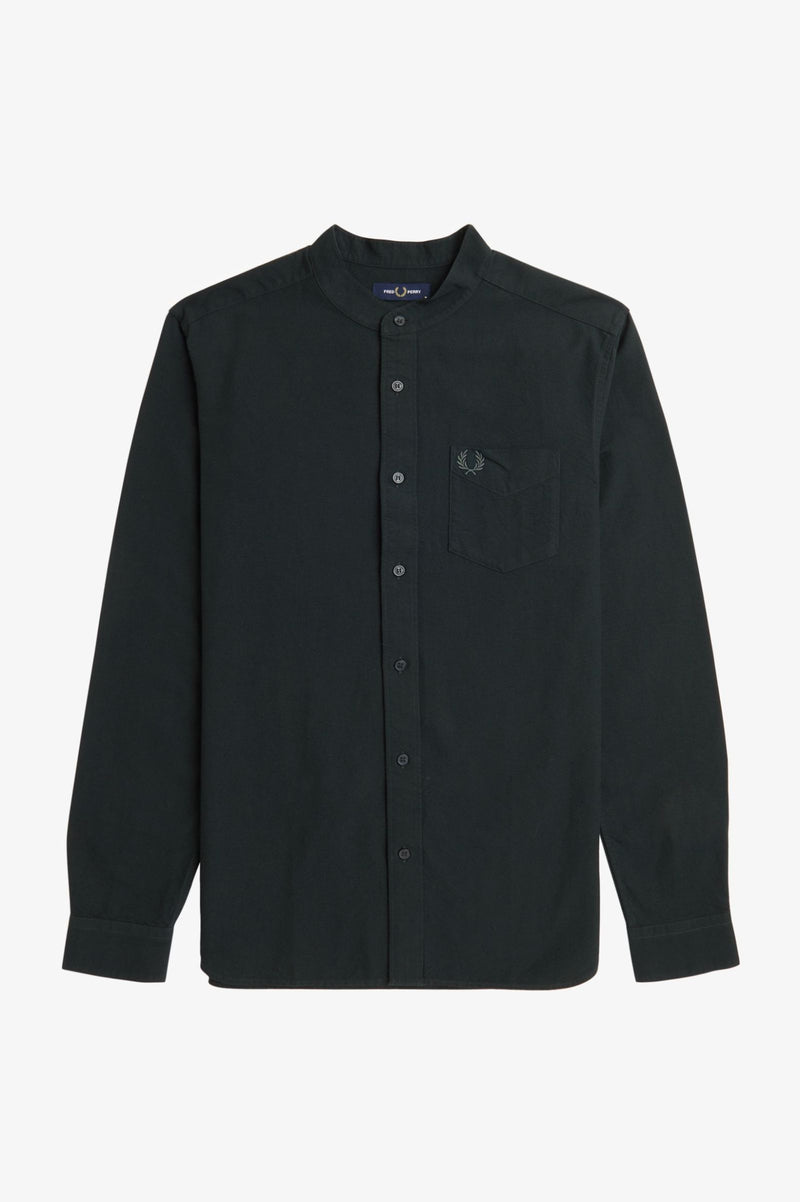 GRANDAD COLLAR OXFORD SHIRT