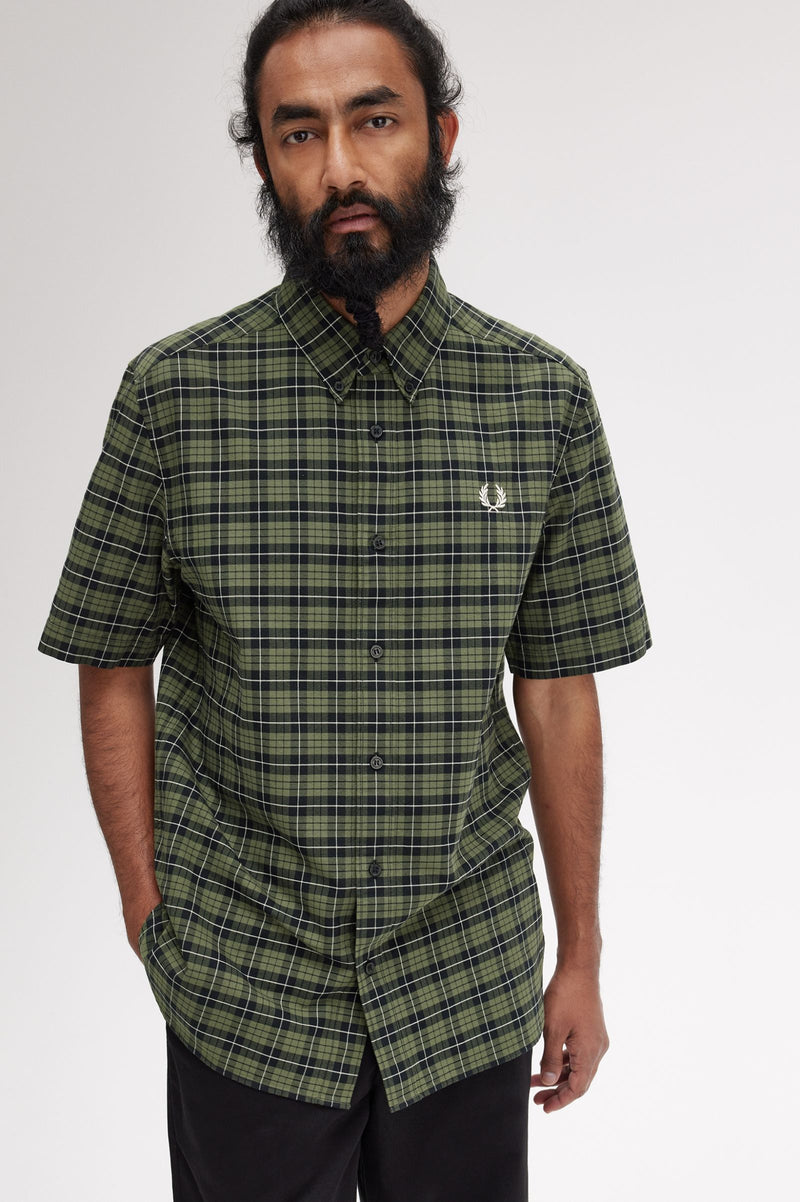 TARTAN OXFORD SHORT SLEEVE SHIRT