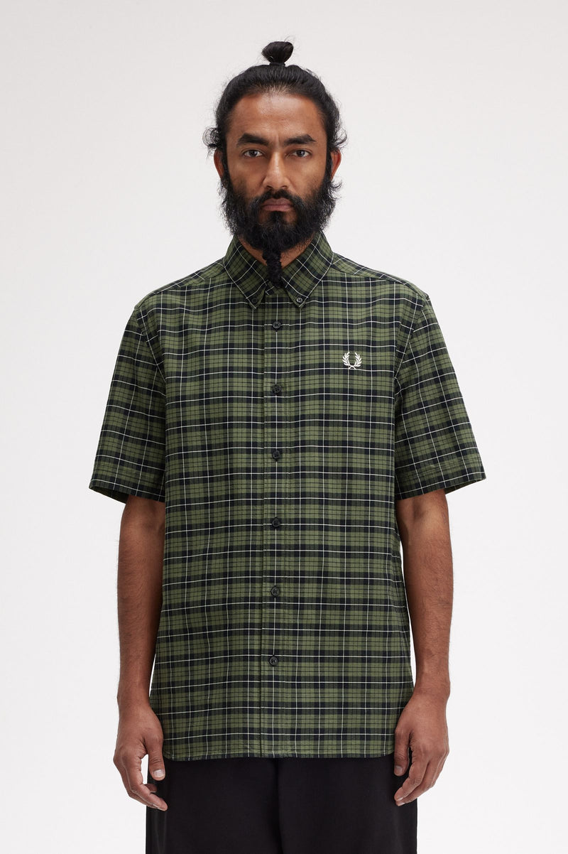 TARTAN OXFORD SHORT SLEEVE SHIRT