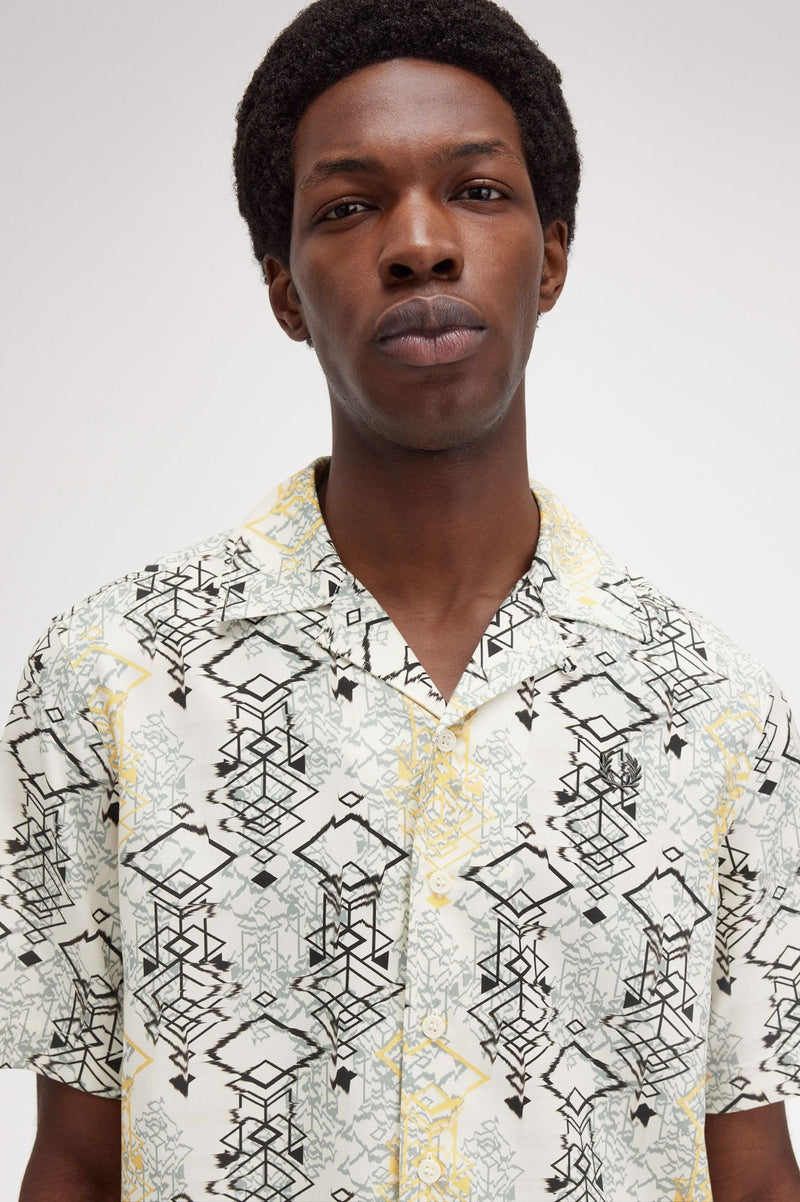 ABSTRACT PRINT REVERE SHIRT