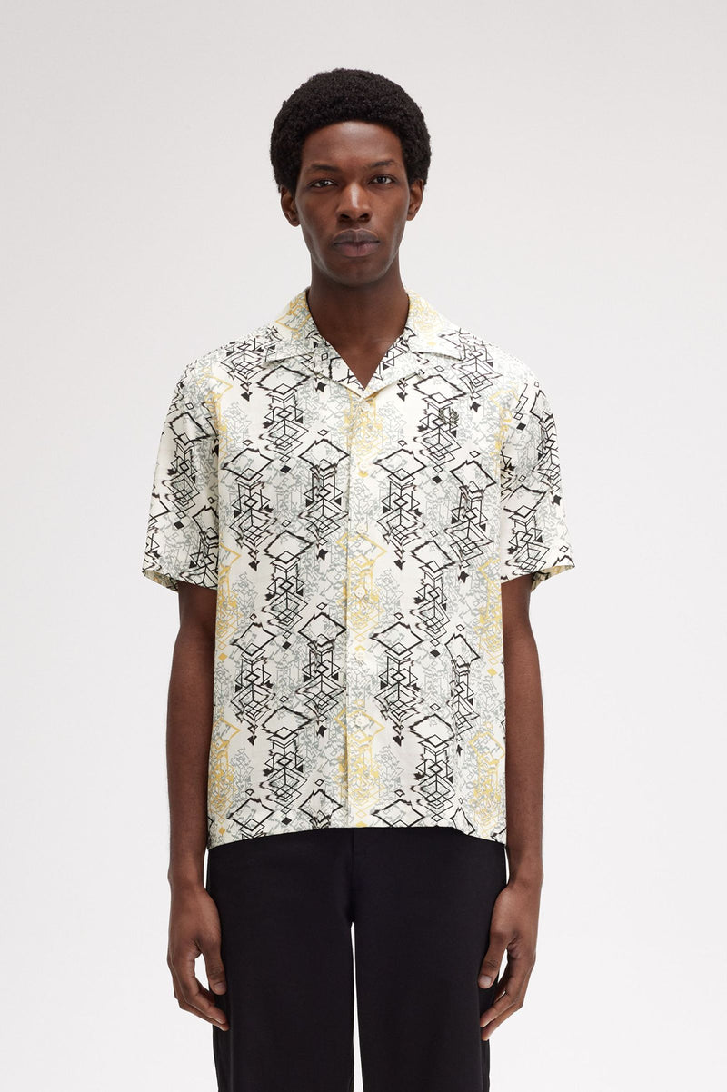 ABSTRACT PRINT REVERE SHIRT