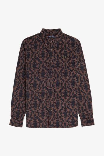 REPEAT PRINT CORDUROY SHIRT