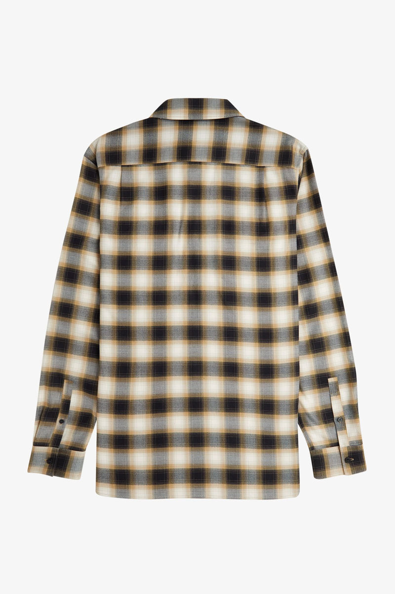 HALF ZIP CHECK SHIRT