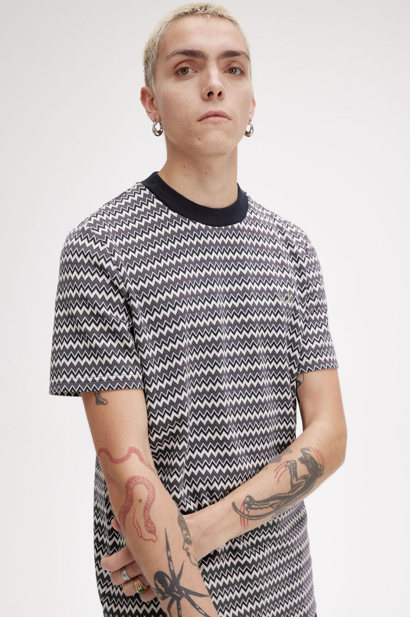 JACQUARD T-SHIRT