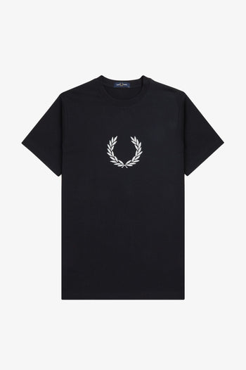 TEXTURED LAUREL WREATH T-SHIRT