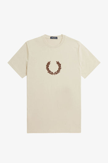 TEXTURED LAUREL WREATH T-SHIRT