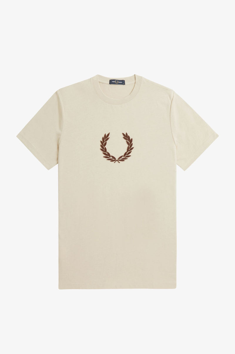 TEXTURED LAUREL WREATH T-SHIRT