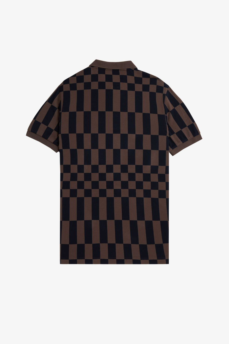 CHEQUERBOARD PRINT FP SHIRT