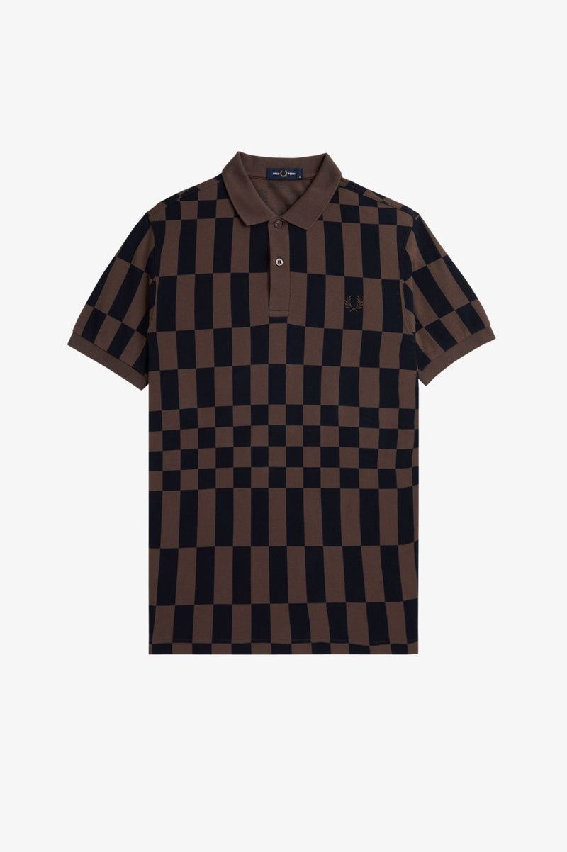 CHEQUERBOARD PRINT FP SHIRT