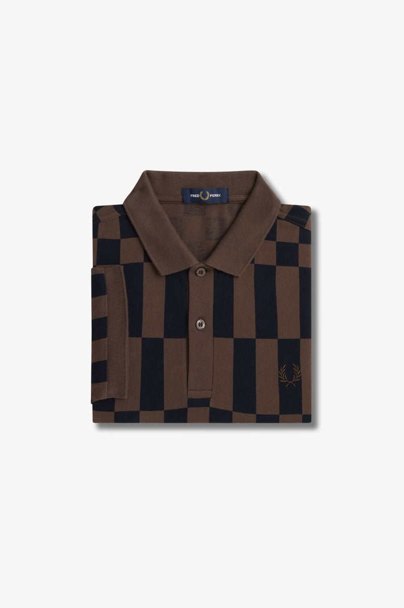 CHEQUERBOARD PRINT FP SHIRT