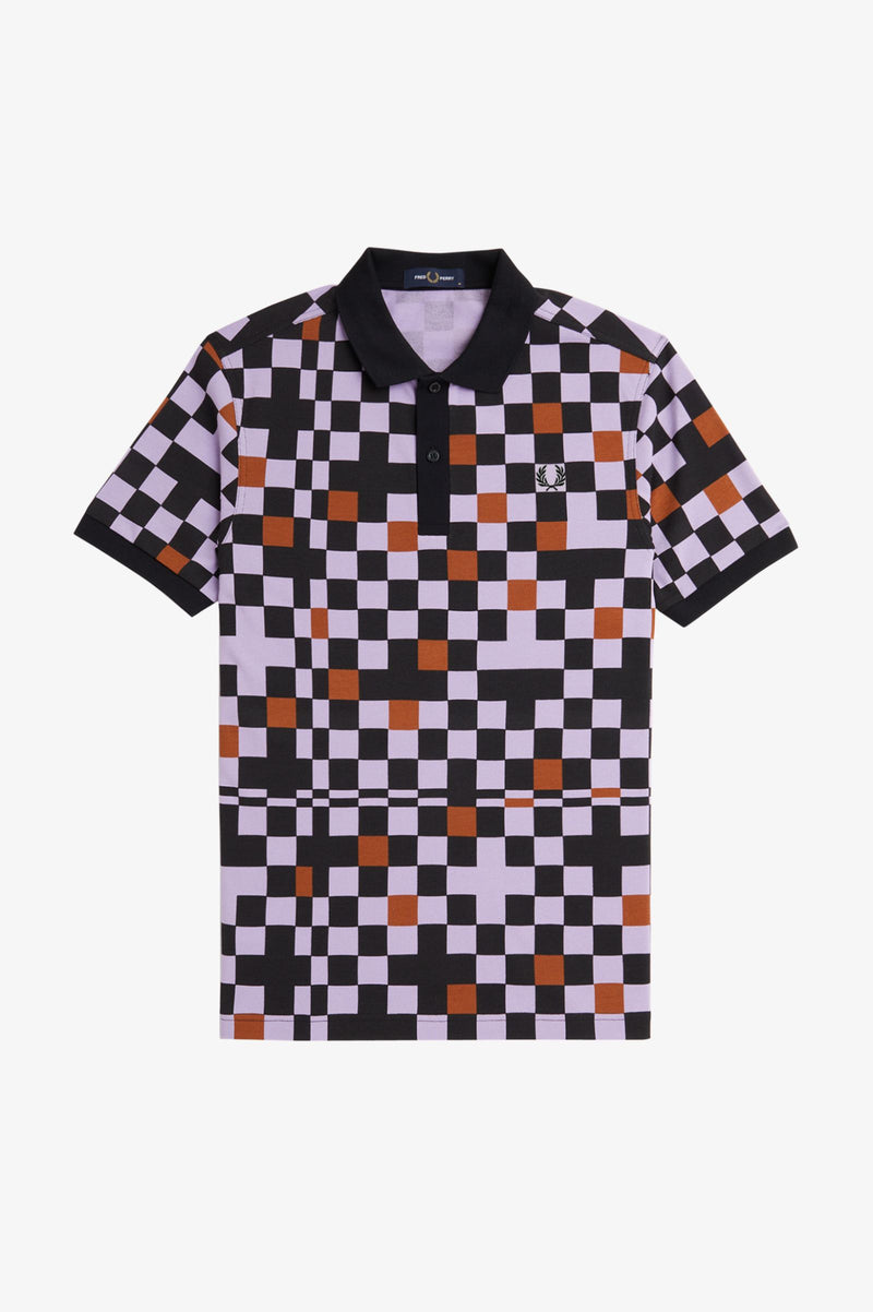 CHEQUERBOARD PRINT FPSHIRT