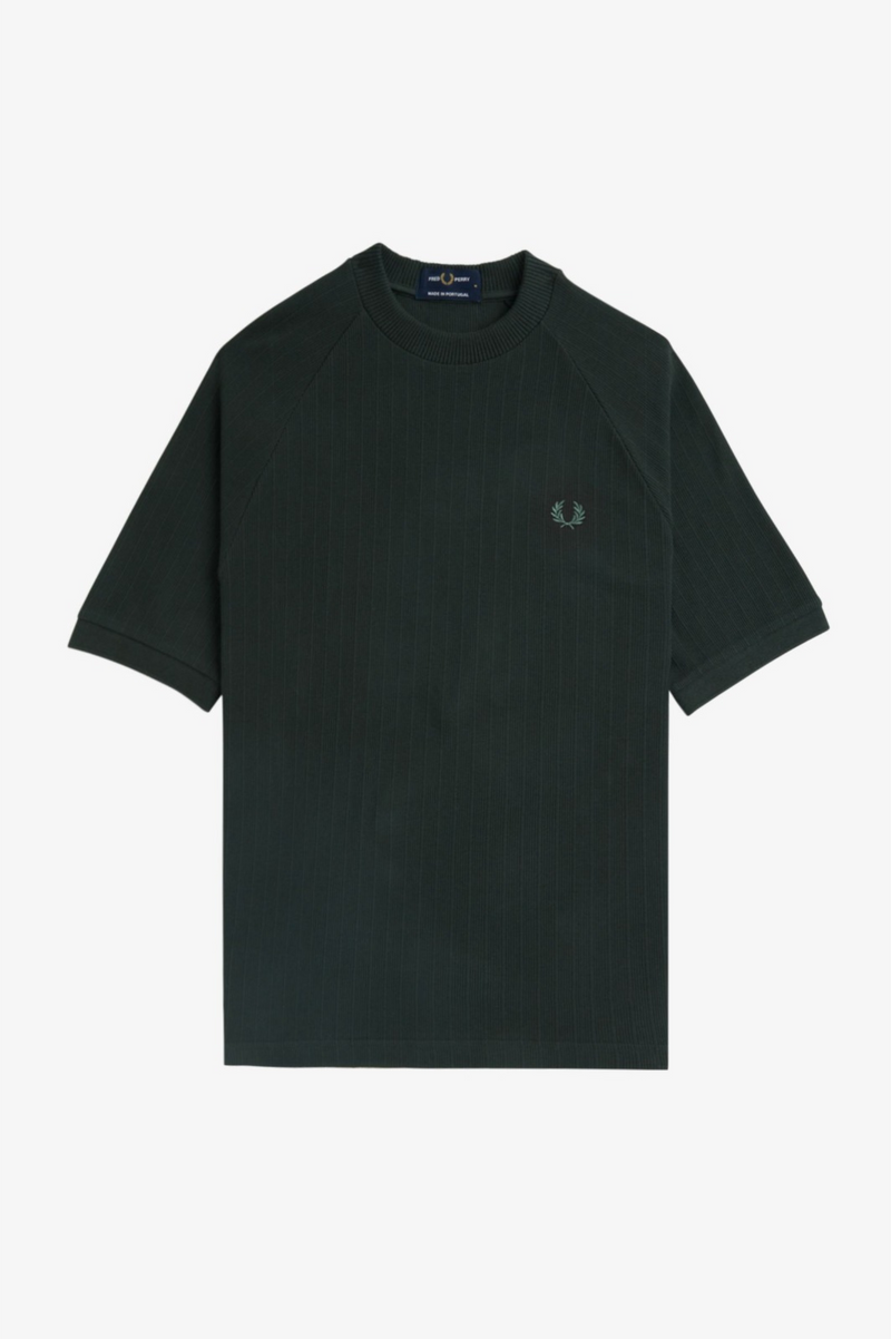 RIBBED RAGLAN SLEEVE T-SHIRT