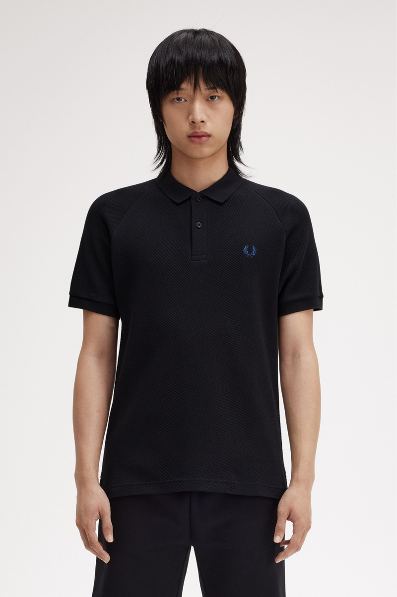 TEXTURED PIQUE POLO SHIRT