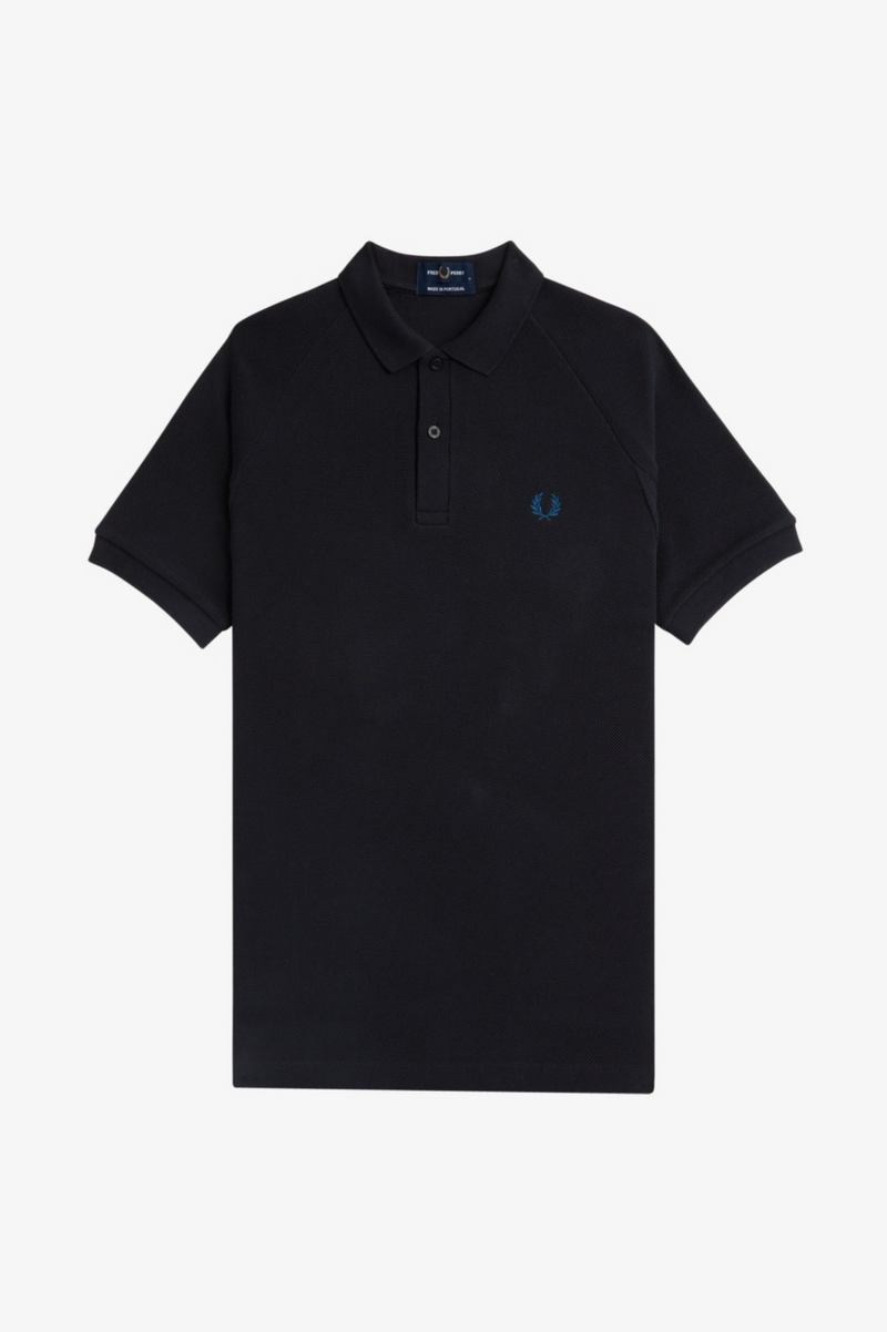 TEXTURED PIQUE POLO SHIRT