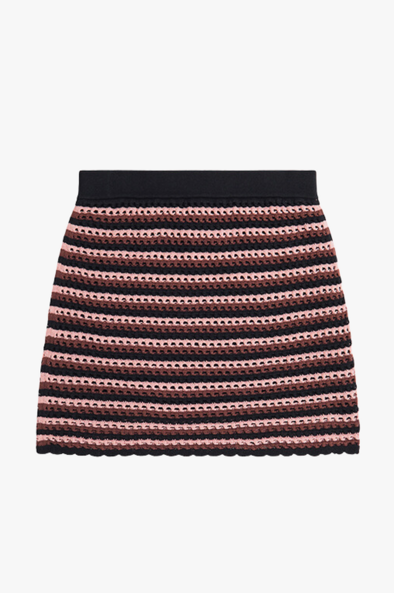 OPEN-KNIT SKIRT