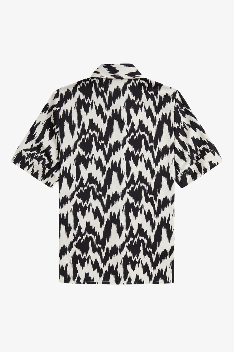 ANIMAL PRINT SATIN SHIRT