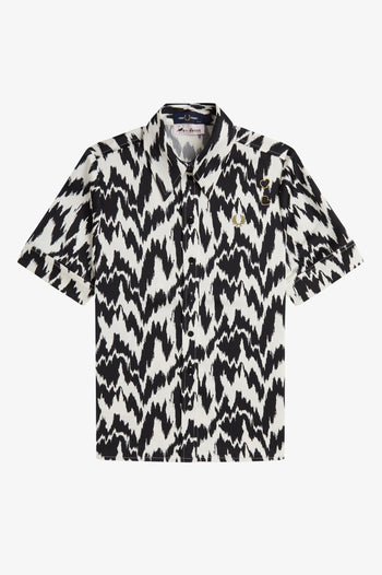 ANIMAL PRINT SATIN SHIRT